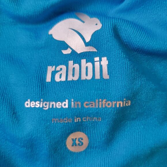 Rabbit Repeats Running Shorts Blue Size XS - Picture 3 of 8